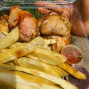 Fries and Full-Chicken