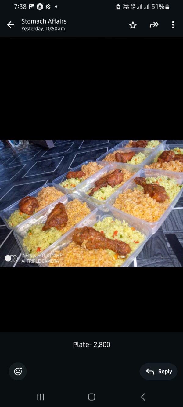 Plate of rice